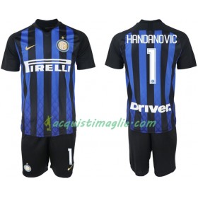 Divisa di Calcio Inter Milan HANDANOVIC 1 Bambino Prima 2018/2019